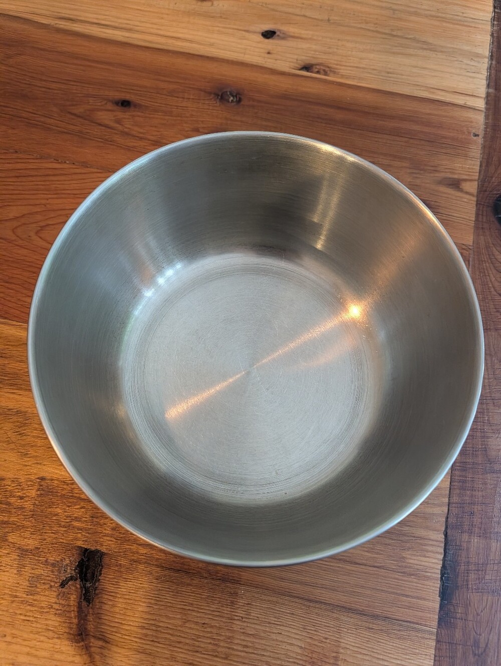 Brushed Stainless Steel Mixing Bowl - Neutral Silver